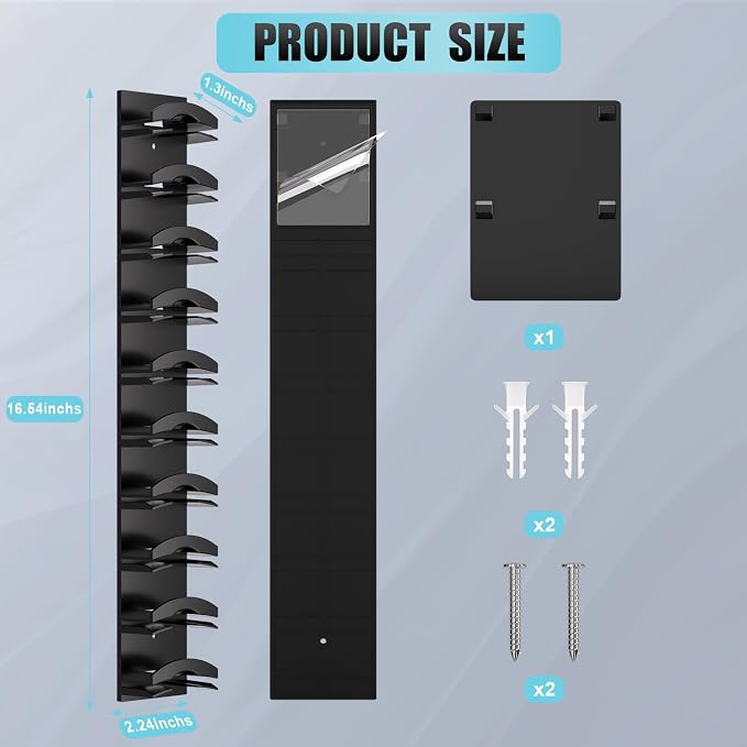 Hat Organizer for Baseball Caps, Hat Rack for Wall - Image 7