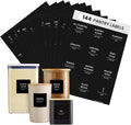 Talented Kitchen 144 Minimalist Pantry Labels – Preprinted White All-Caps on by TalentedKitchen