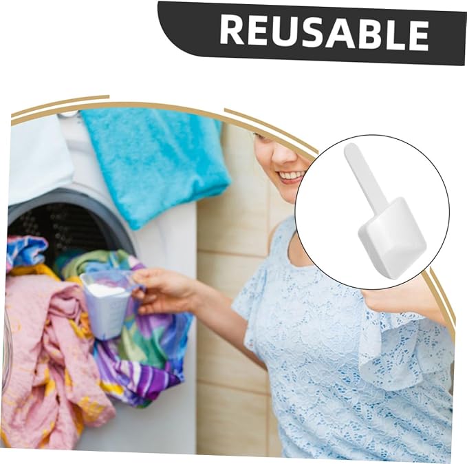 30pcs Laundry Powder Measuring Spoons Set Long Handle Reusable Scoops - Image 9