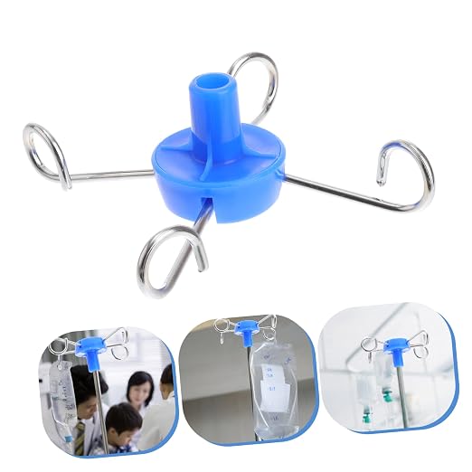 Stainless Steel Infusion Rack Hook Easy Install Iv Stand Accessory - Image 9