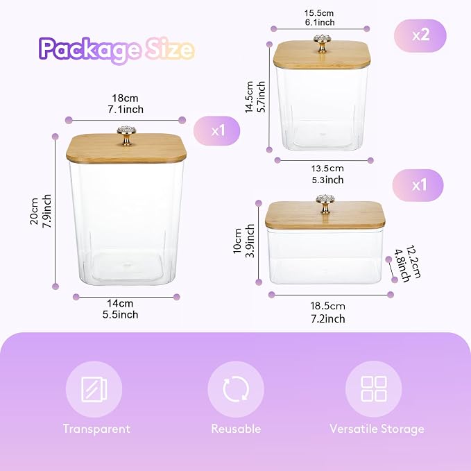 4 Pack Laundry Pod Containers and Dryer Sheet Holder - Image 7