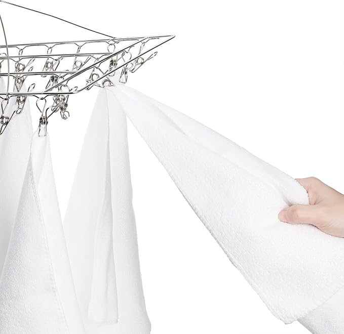 Tosnail 4 Pack Stainless Steel Clip and Drip Hangers - Image 4