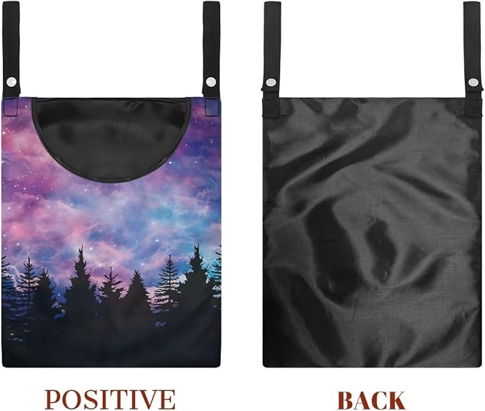 Galaxy Tree Clothesline Peg Organizer Storage Bags Dust-Proof Clothes Pin - Image 7