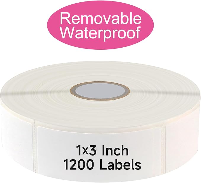 1200 Blank Removable Freezer Labels by TRYXN