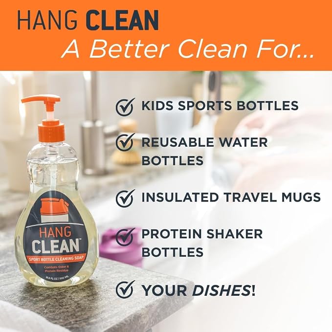 Sport Bottle Dish Soap, Fragrance Free, Plant Powered, Hypoallergenic, 16.9 fl - Image 5