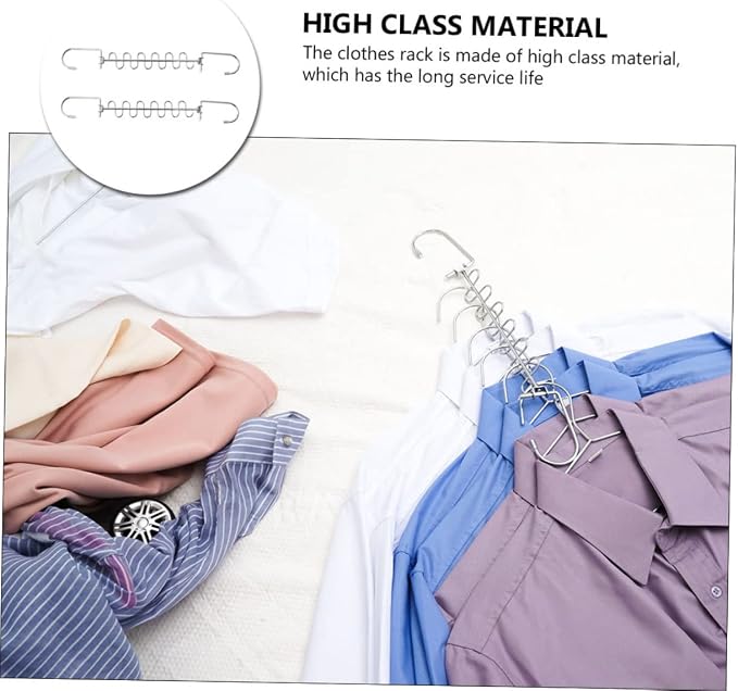 Durably Made Laundry Wall Drying Rack Multi-use Hangers Collapsible - Image 5