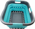 SAMMART 41L Collapsible Plastic Laundry Basket by SAMMART
