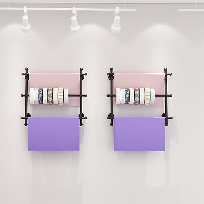 Lingerie Garment Rack Wall Mounted Ribbon Display Rack Scarf Hanger, Retail - Image 4