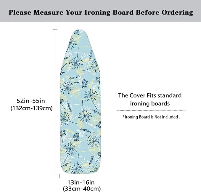 Ironing Board Cover Table Top Home Decoration, Floral Print Iron Board Cushion - Image 5