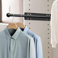 14" Valet Rod for Closet Pull Out, Retractable Slide Out Valet Rod Closet by Supforce