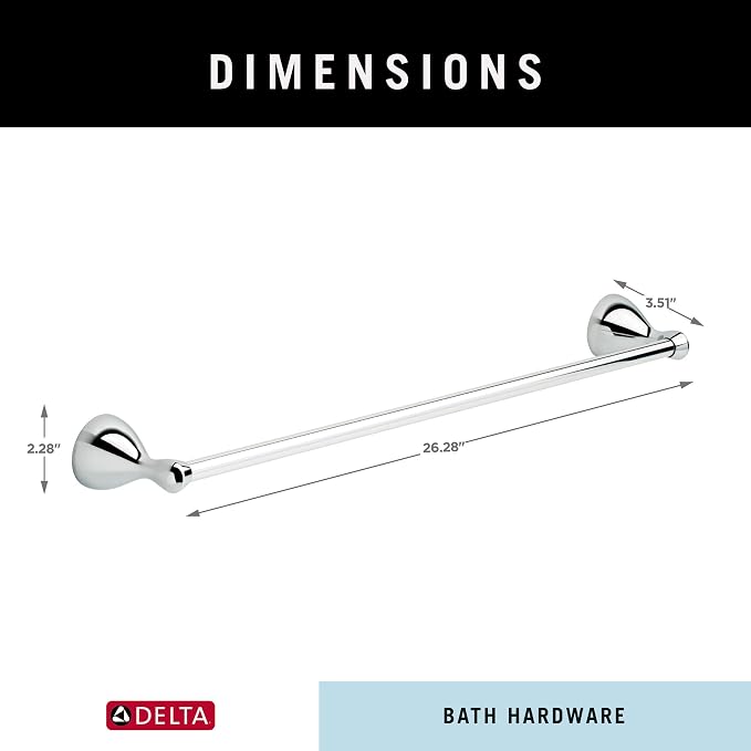 Delta Foundations 24'' Towel Rack - Image 8