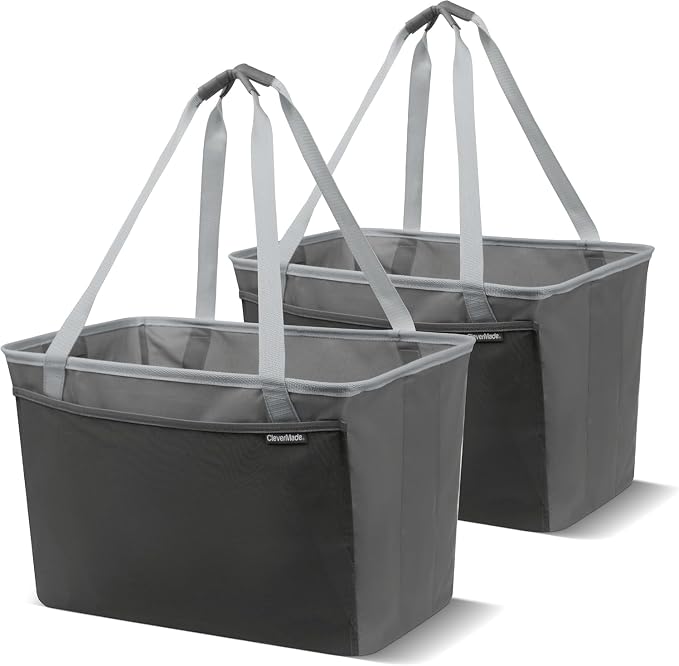 CleverMade Collapsible Tote Basket MAX – Extra Large Foldable Carry-All Storage - Image 8