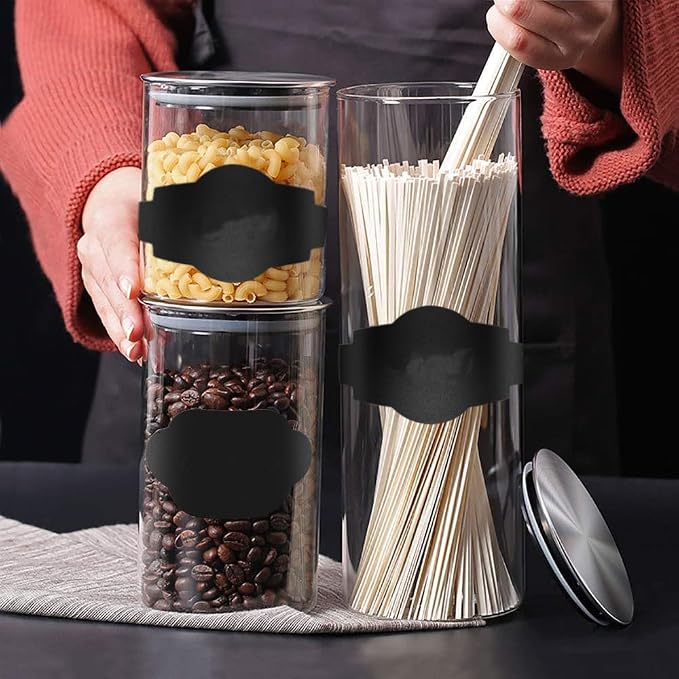 Chalkboard Labels Removable Chalk Markers Stickers Black Reusable Kitchen - Image 7