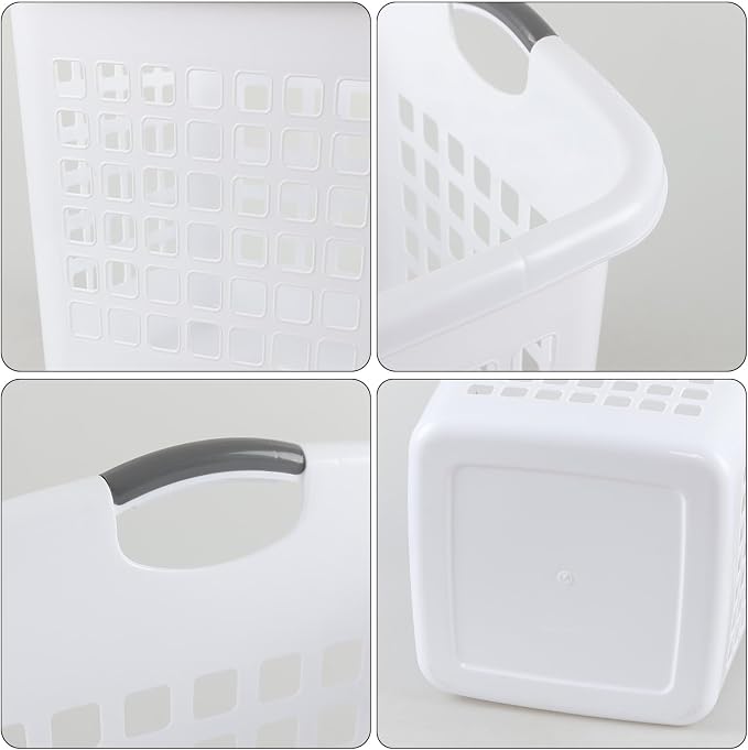 2 Bushel/70 L Ultra Square Plastic Laundry Basket - Image 3
