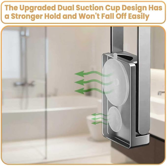 Hand Towel Bar, Upgrade Self-Adhesive Kitchen Towel Holder Reduce Fall Off - Image 2