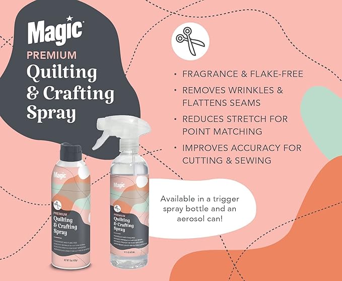MAGIC Premium Quilting & Crafting Spray Bottle – Fabric Spray - Image 3