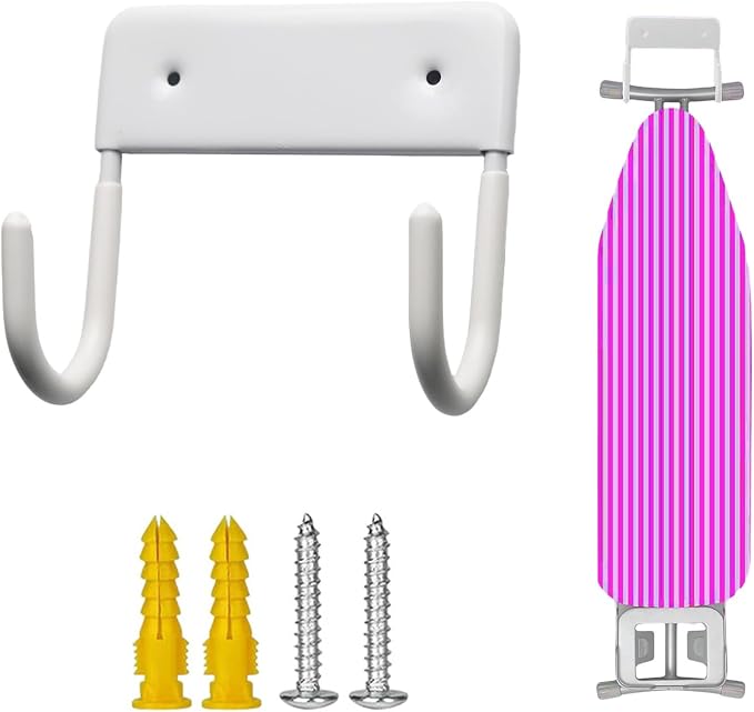 Ironing Board Holder Wall Mount, Heavy Duty Ironing Board Hanger by Unknown