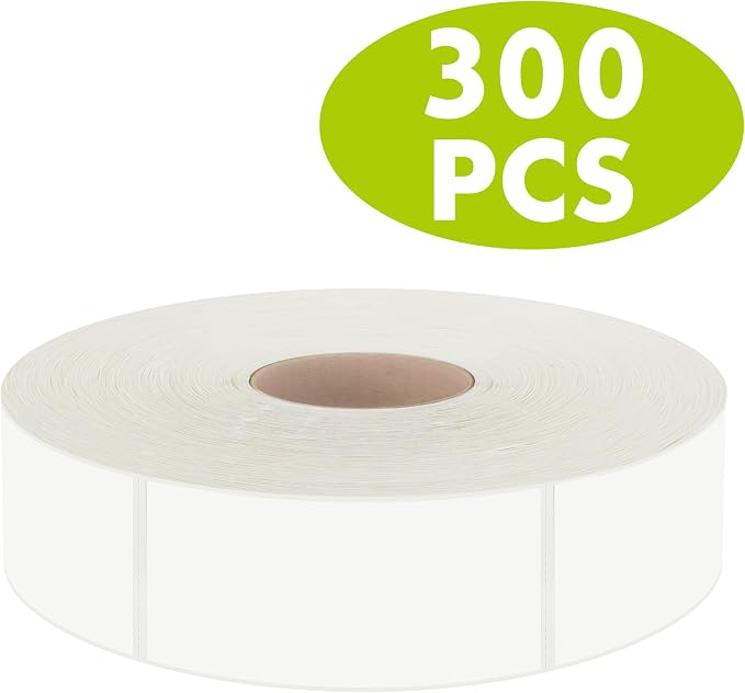 300 Removable Blank Food Labels, Water/Oil/Tear Resistant by Stickyourhappymoment