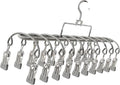 Stainless Steel Sock Clothes Drying Rack 20 Clip Rustproof Laundry Organizers by NTCLHFXU