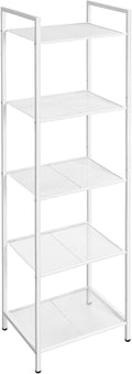 SONGMICS 5-Tier Storage Rack, Bathroom Shelf, Extendable Plant Stand by SONGMICSbySONGMICSHOME