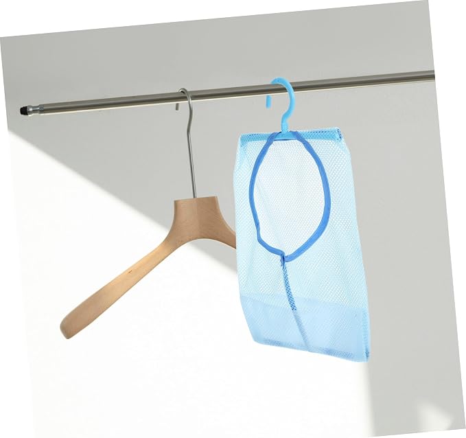 Clothesline Bag for Bathroom Mesh Laundry Bag Hanger Rack Over Door Storage Mesh - Image 7