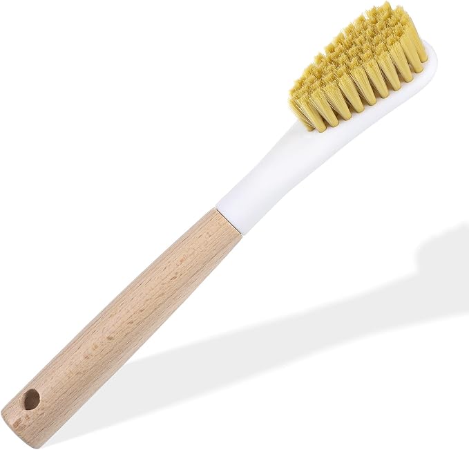 Wood Laundry Stain Brush with Soft Bristle, Stain Remover Brushes with Long by Unknown
