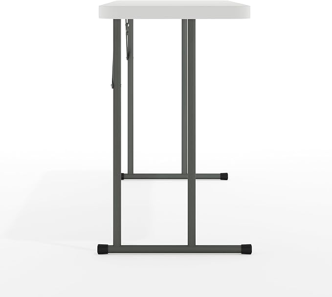Flash Furniture Kathryn 5' Rectangular Plastic Folding Table, Long Plastic - Image 10