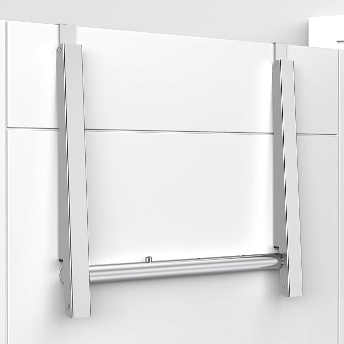 Clothes Drying Rack for Laundry Room Organization, Foldable Over The Door - Image 5