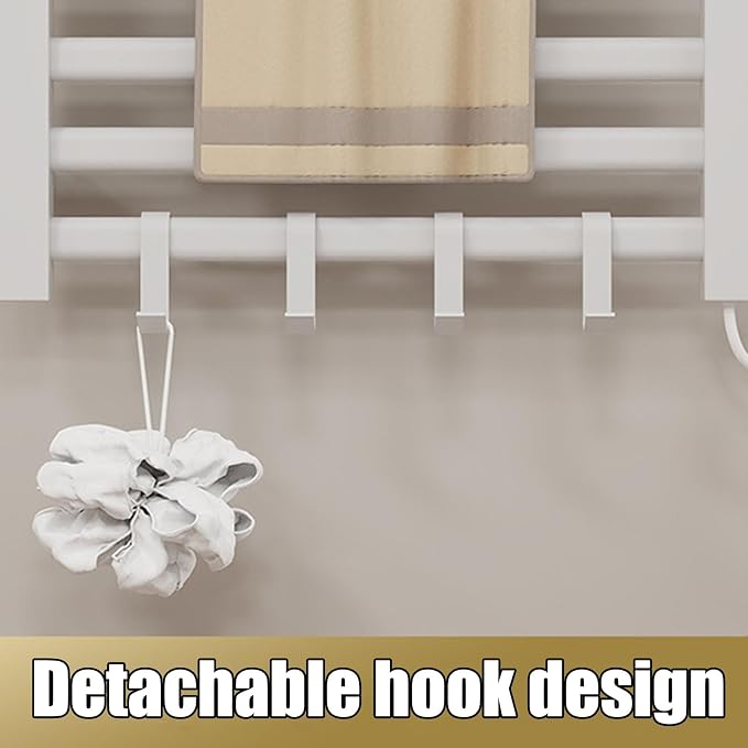 Heated Towel Racks for Bathroom Wall Mounted, Small Plug-in, Energy-Saving - Image 5