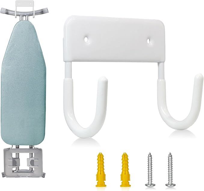 BiJun Ironing Board Hanger Wall Mount, Ironing Board Hanger by BiJun