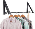 Laundry Drying Rack, Wall Mounted Retractable Clothes Hanger, Aluminium Home by ANBOO