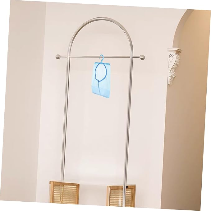 Clothesline Bag for Bathroom Mesh Laundry Bag Hanger Rack Over Door Storage Mesh - Image 6