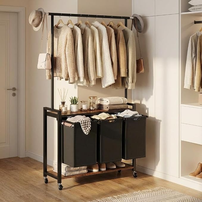 IDEALHOUSE Laundry Sorter 3 Section by IDEALHOUSE
