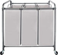 STO STO Laundry Sorter 3 Section, 3 Bag Clothes Hamper, Rolling Laundry Cart by STOSTO