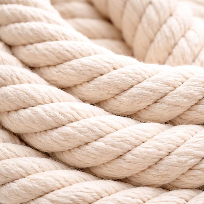 Macrame Cord Cotton Rope Twine for Crafts String Yarn for Wall Hanging Plant - Image 2