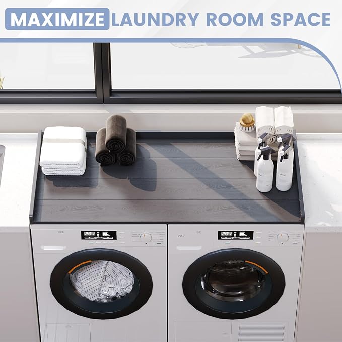 Sundale HDPE Washer Dryer Countertop, No-Installation Laundry Topper - Image 4