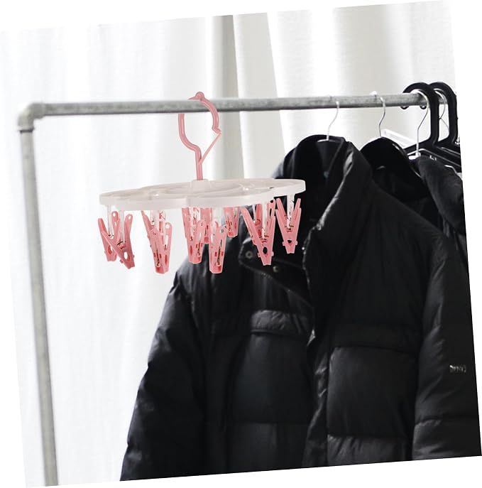 1pc Windproof Drip Hanger for Socks and Underwear Sturdy Clip Rack High Bending - Image 4