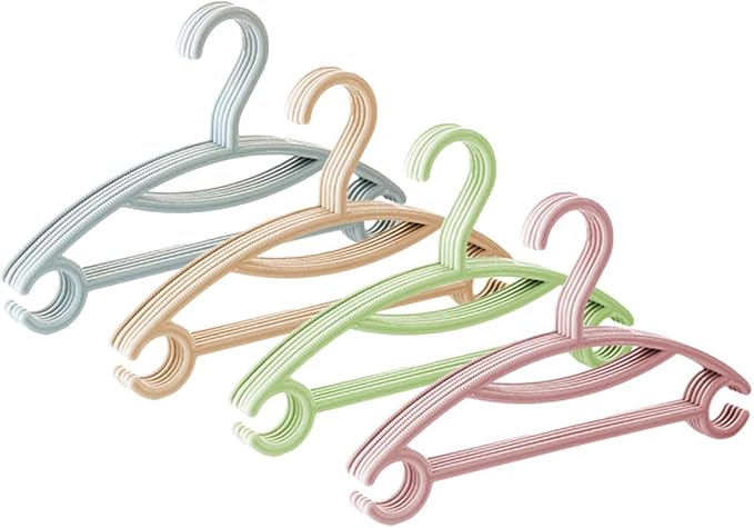 20pcs Clothes Hangers Non-Slip Plastic Clothing Hanger Set by MAGICLULU