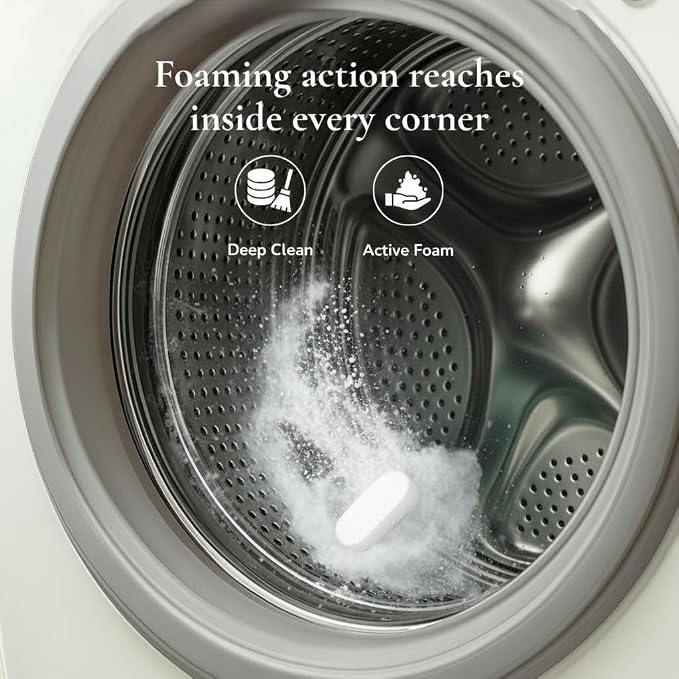 Washing Machine Cleaning Tablets, Lemon Scent – Deep Clean Descaler - Image 5