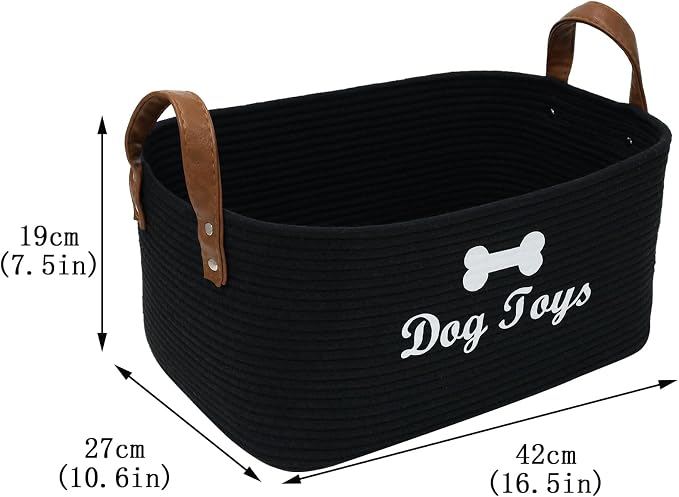 Geyecete X-Large Cotton Rope Dog Basket - Image 4