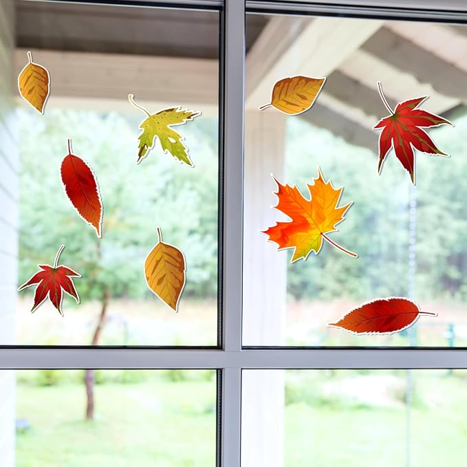 Autumn Leaves Sticker Pack Vinyl Fall Foliage Stickers - Image 7