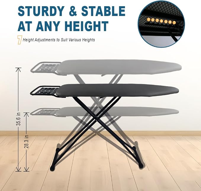 Ironing Board Full Size, Heat Resistant Cover Iron Board - Image 2