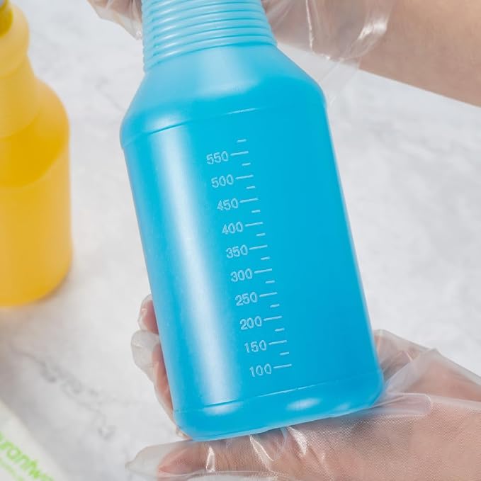 RW Clean 25 Ounce Plastic Spray Bottles, Adjustable Nozzles, - Image 9