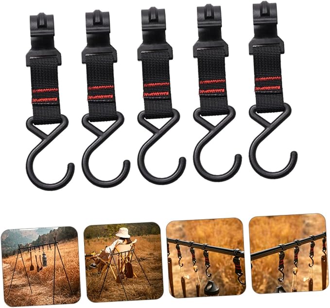 Camping Hook Portable for Hooks Camping Accessory Hanger Awning Hook Hangers - Image 4
