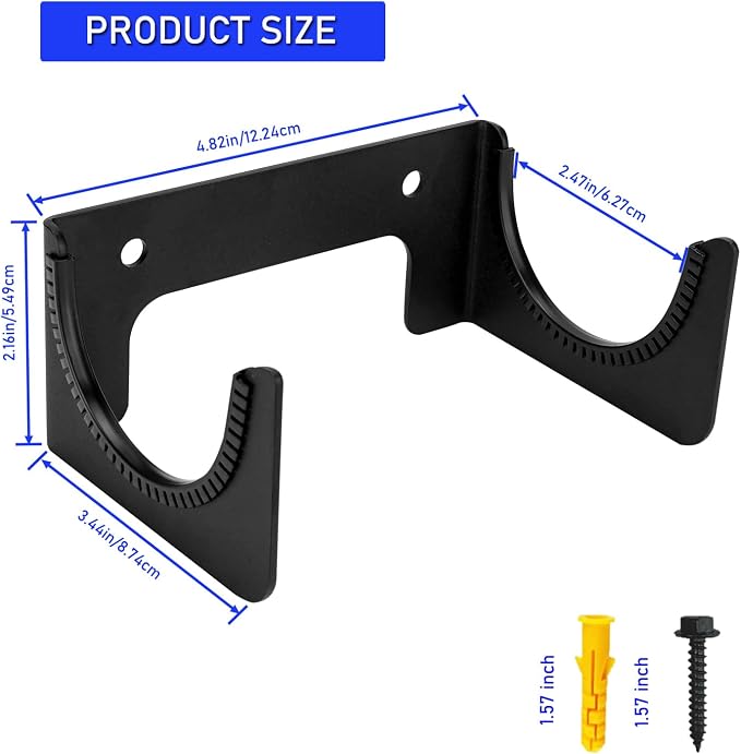 Ironing Board Hanger Wall Mount, Iron Board Hook, Ironing Board Holder - Image 2