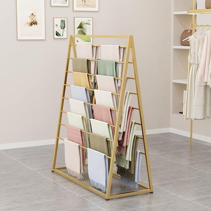 Gold 16-Shelf Craft Display Holder - Image 2