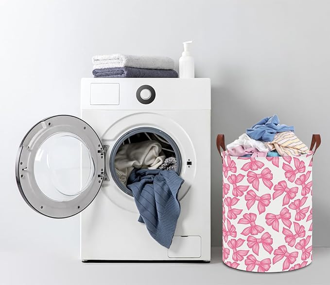 Laundry Hamper, Laundry Basket, Baby Nursery Hamper, Waterproof Storage Bin - Image 4