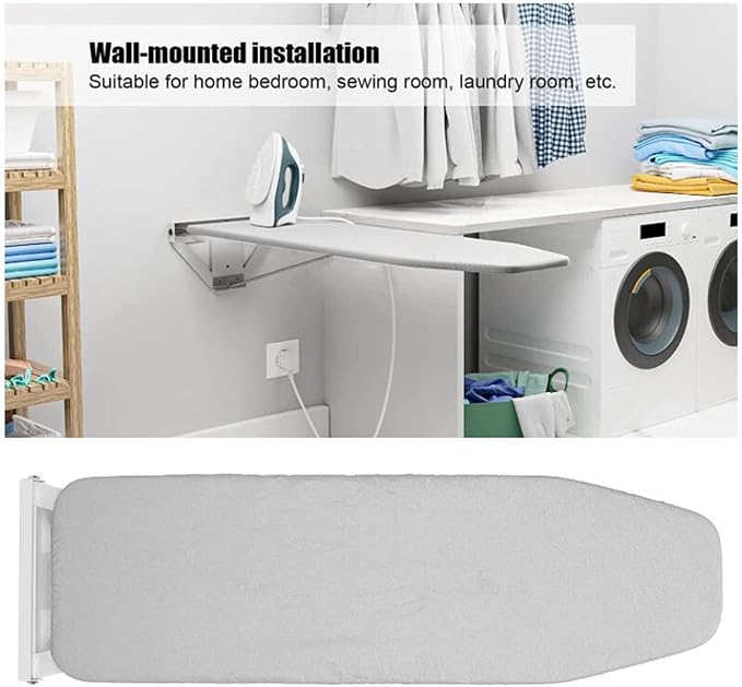 Ironing Board Ironing Boards Wall Mounted, Wall Fixing Plate Drop Down - Image 2