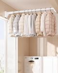 Closet Rod Valet Closet Extending Hanger Rod, Expandable Hanging Bar by ENHEN