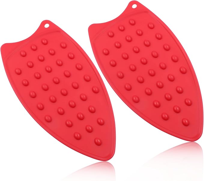 2 Pcs Silicone Iron Rest Pads Mat Iron Hot Heat Resistant Protective Pads - Image 2